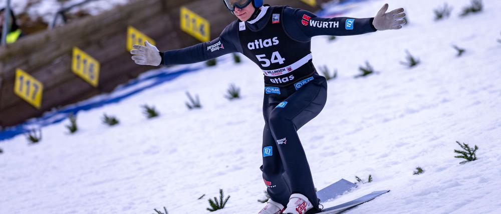 Seit langem mal wieder auf dem Podest: Andreas Wellinger.