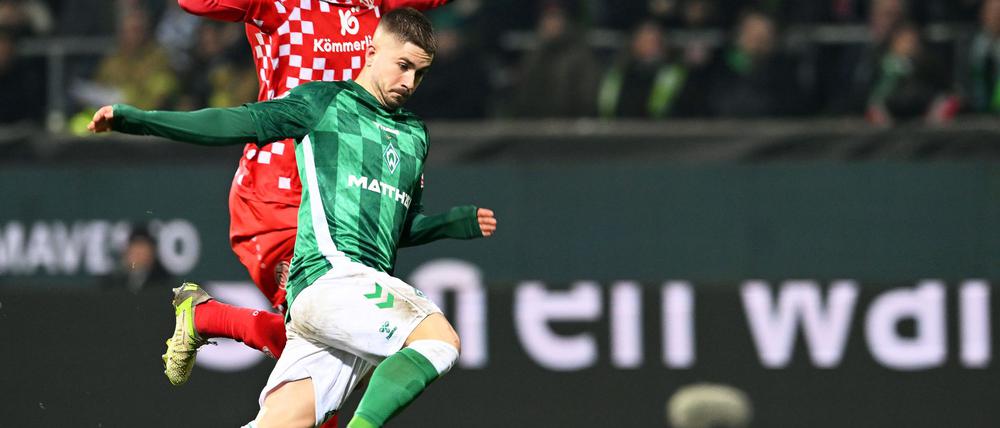 Werders Bester gegen Mainz 05: Romano Schmid.