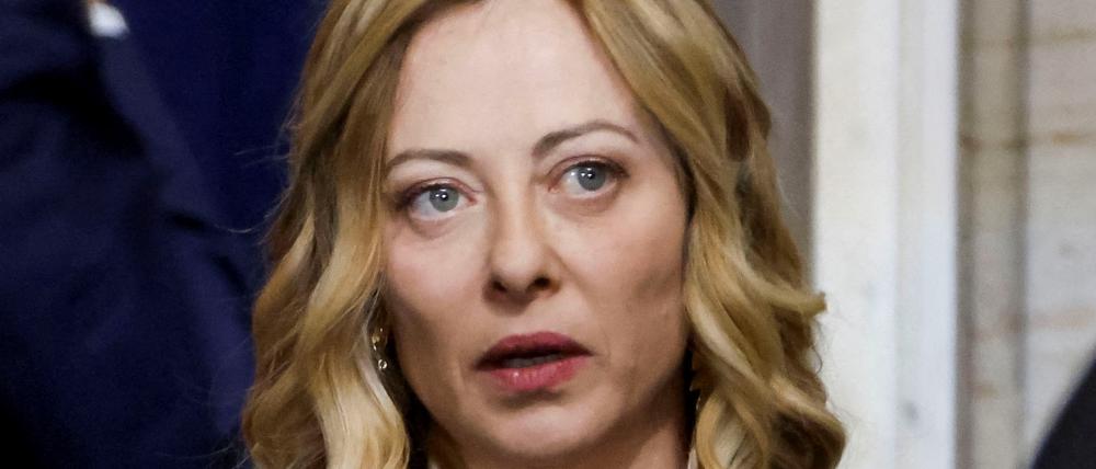 Italiens Premierministerin Giorgia Meloni.