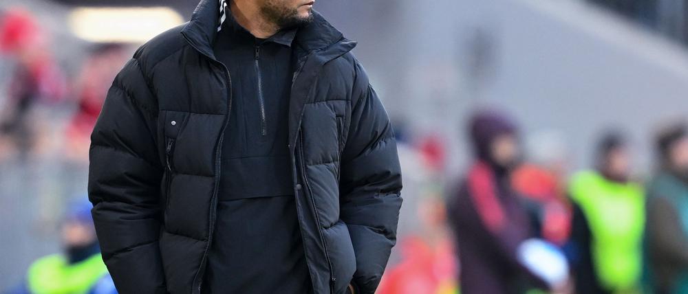 Vincent Kompany freute sich über einen Sieg, nicht aber über die Schlussphase.