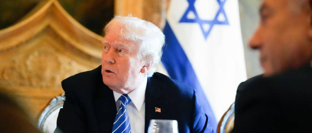 US-Präsident Donald Trump und der israelische Regierungschef Benjamin Netanjahu. (Archivbild)