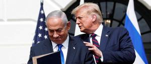 Zwei Männer, die sich in vielem einig sind: Donald Trump und Benjamin Netanjahu. (Archivbild)