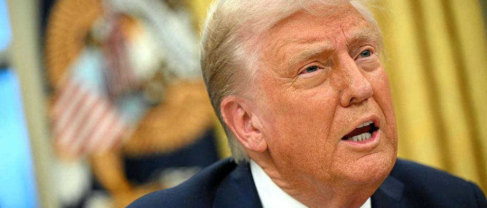 US-Präsident Donald Trump: Jetzt trifft es Kanada, Mexiko und China. Als nächstes steht Europa auf dem Plan des Präsidenten.