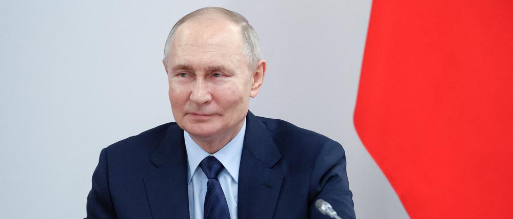 Putin am 28. Januar bei einem Treffen in der russischen Stadt Toljatti.