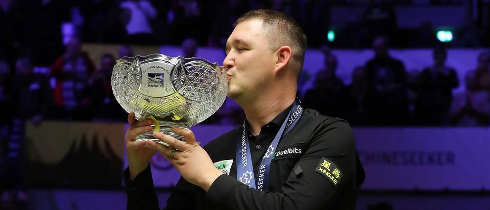 Kyren Wilson hat zum zweiten Mal im Berliner Tempodrom gewonnen.