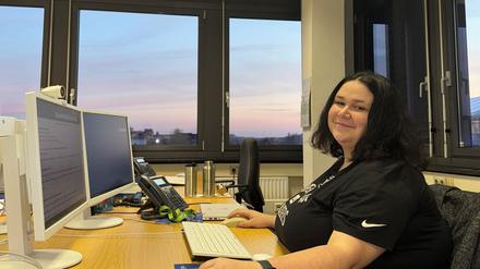 Shirly K. (20) wird zur Kauffrau für Digitalisierungsmanagement ausgebildet.