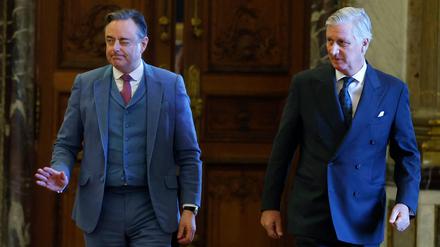 Der 54-ährige Bart De Wever (links) war bislang Bürgermeister der Hafenstadt Antwerpen.