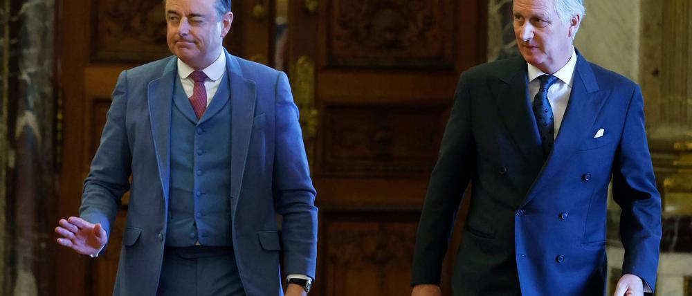 Der 54-ährige Bart De Wever (links) war bislang Bürgermeister der Hafenstadt Antwerpen.