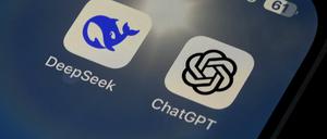 DeepSeek aus China und ChatGPT aus den USA sind die derzeit dominierenden KI-Modelle.