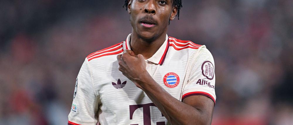 Bleibt er oder geht er? Mathys Tel vom FC Bayern München.