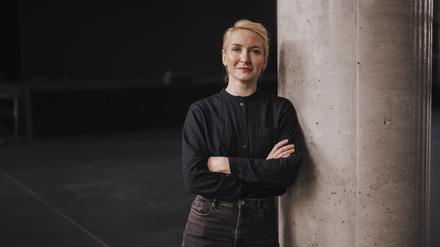 Wahlkampf mit Ines Schwerdtner im Dong Xuan Center in Berlin-Lichtenberg am 31. Januar 2025.