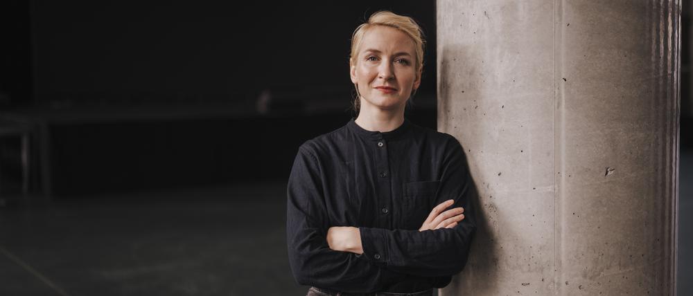 Wahlkampf mit Ines Schwerdtner im Dong Xuan Center in Berlin-Lichtenberg am 31. Januar 2025.