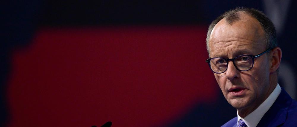 Friedrich Merz (CDU), Kanzlerkandidat der Union.