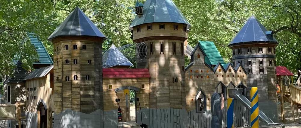 Der "Zauberspielplatz" an der Kufsteiner Straße in Berlin-Wilmersdorf.