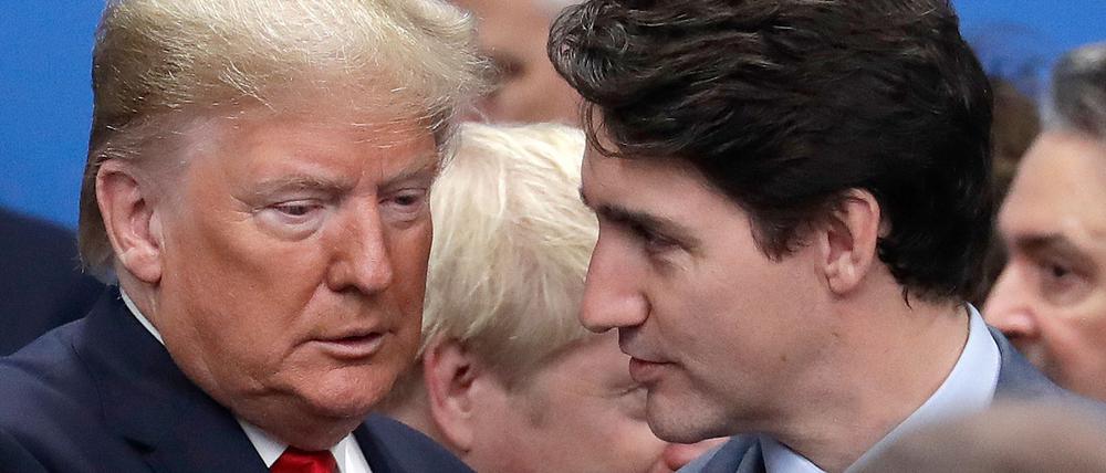 Keine Freunde, aber Nachbarn: Trump und Trudeau