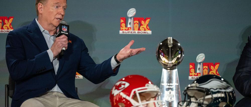 Roger Goodell arbeitet mit der NFL an einer Profi-Liga für Flag Football.