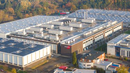 Das Stammwerk des Folienherstellers Orafol in Oranienburg