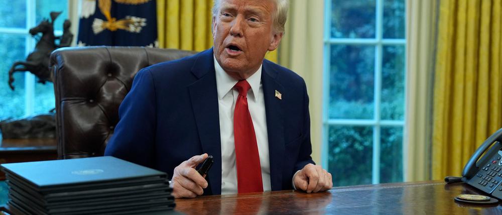 Die von US-Präsident Trump angedrohten Strafzölle gegen Mexiko, Kanada und China würden nach Berechnungen des Ifo-Instituts auch der US-Wirtschaft schaden