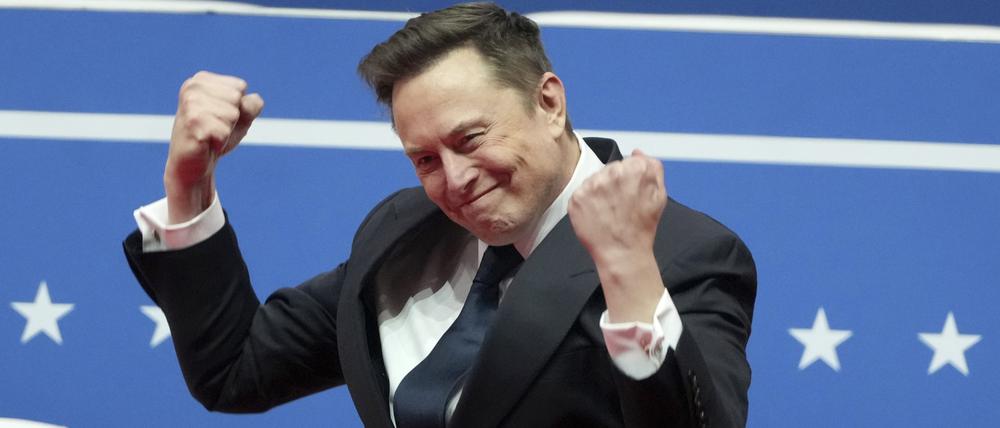 Geschafft: Wie Elon Musk freuen sich viele Großunternehmer, dass sie unter Trump den Staat nach ihren Interessen umbauen dürfen.