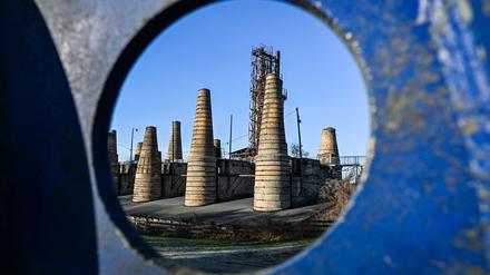 Eine Schachtofenbatterie mit 18 Rumfordöfen ist eine besondere Sehenswürdigkeit im Museumspark Rüdersdorf.