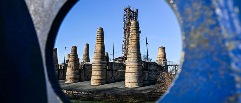 Eine Schachtofenbatterie mit 18 Rumfordöfen ist eine besondere Sehenswürdigkeit im Museumspark Rüdersdorf.