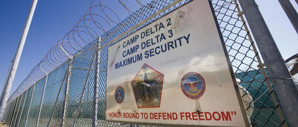 Der Hochsicherheitstrakt von Camp Delta am 06. Dezember 2006 auf dem US-Marinestützpunkt Guantanamo Bay