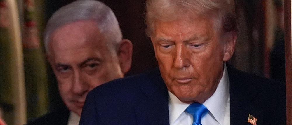 US-Präsident Donald Trump und der israelische Ministerpräsident Benjamin Netanjahu.