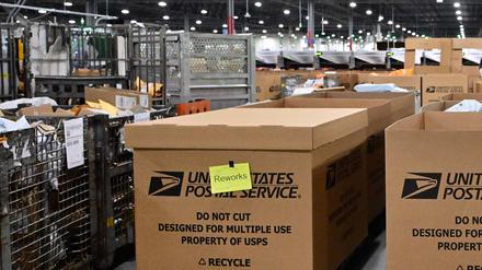Loistikzentrum des US Postal Service in Los Angeles. 