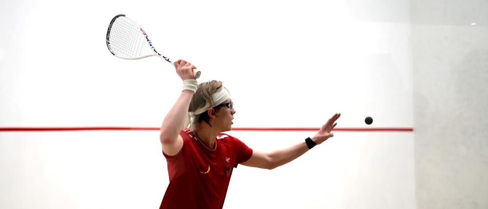 Rufus Gebhardt wurde mit 16 Jahren in die Nationalmannschaft berufen und will im Squash weiterhin hoch hinaus. 