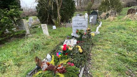 Grab von Hatun Sürücü auf dem islamischen Friedhof in Gatow. 