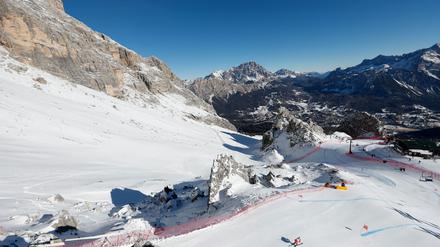 In Cortina d'Ampezzo soll das Deutsche Haus bei den Winterspielen 2026 stehen.