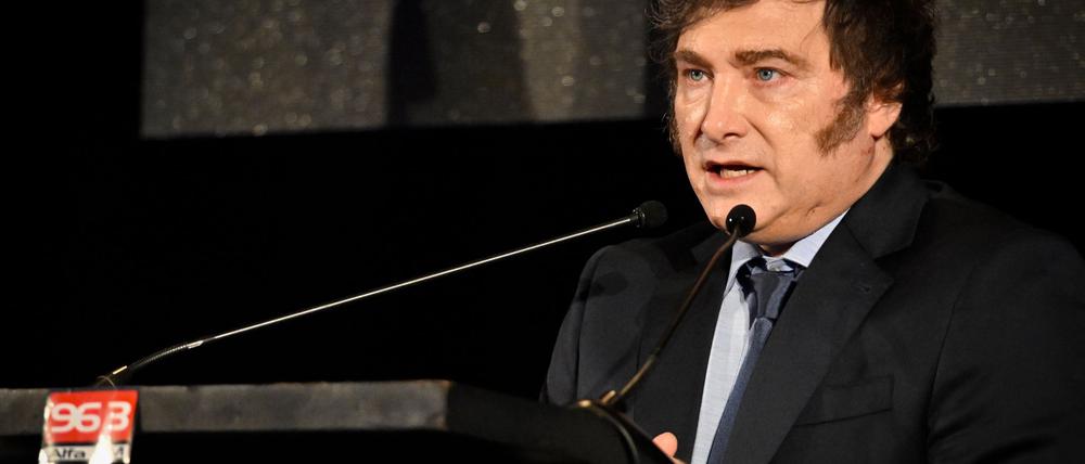 Macht es mit einem angekündigten Austritt aus der WHO US-Präsident Donald Trump nach: Argentiniens Präsident Javier Milei. (Archivbild)