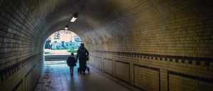 Der S-Bahnhof Wollankstraße liegt zwischen den Ortsteilen Gesundbrunnen und Pankow.