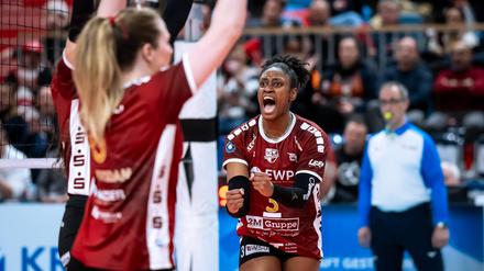 Potsdams Danielle Harbin verwandelte im Tiebreak den dritten Matchball zum Sieg.