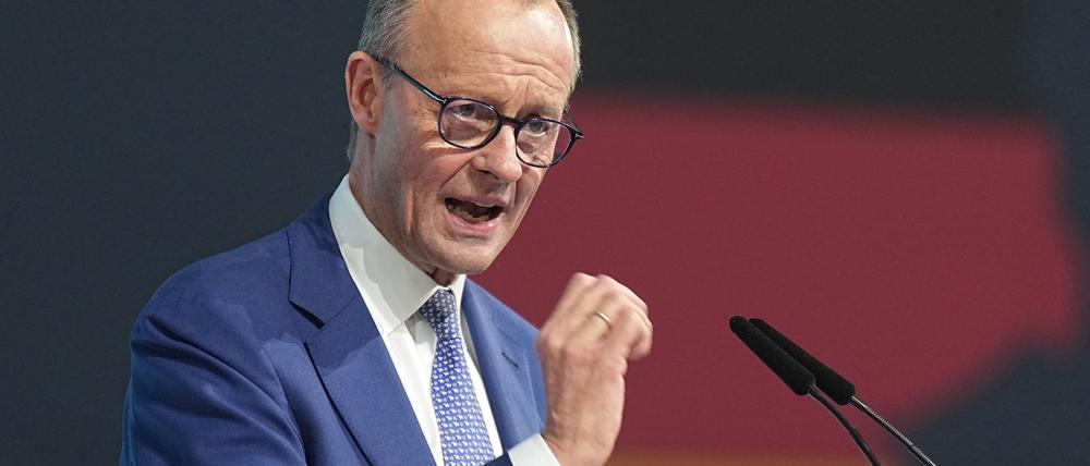 Er habe mit einiger Besorgnis gesehen, wie die FDP-Fraktion bei der Abstimmung über das „Zustrombegrenzungsgesetz“ auseinandergefallen sei, sagte Merz.