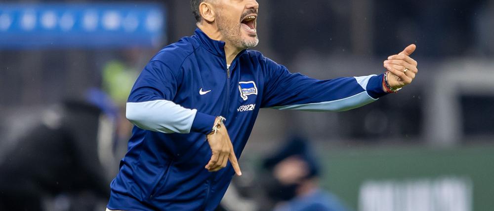 Hertha-Trainer Cristian Fiél und seine Mannschaft wollen Wiedergutmachung betreiben.