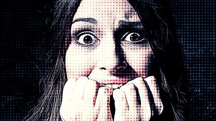 Angst in den Augen.