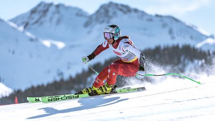Skirennfahrerin Ricarda Haaser erlitt bei der WM bei einem Sturz eine schwere Verletzung.
