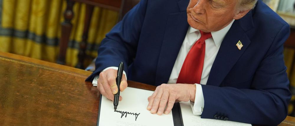 US-Präsident Trump hat nach seiner Vereidigung sofort damit begonnen, den Staatsapparat umzukrempeln.