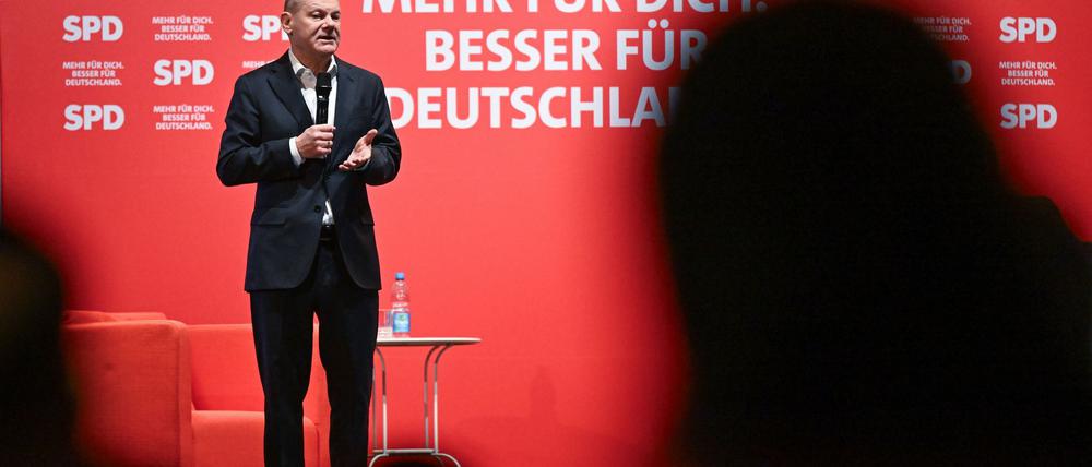 Bundeskanzler Olaf Scholz (SPD) hält nichts von Trumps Vorschlag, Palästinenser aus dem Gazastreifen umzusiedeln.