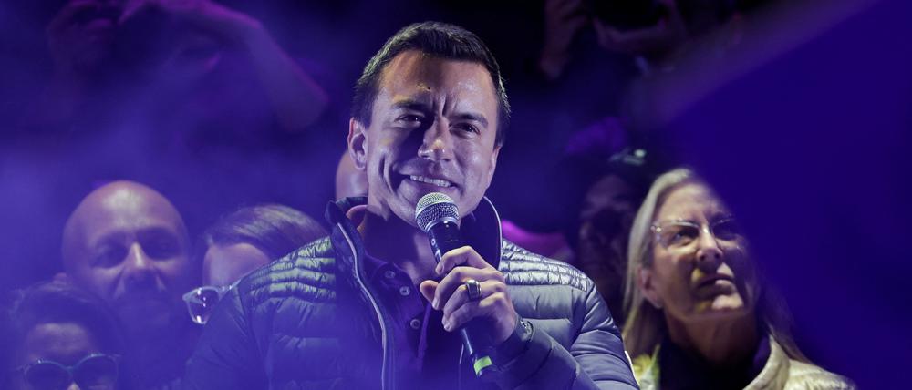 Daniel Noboa wurde in Miami geboren. Heute ist der 37-Jährige Präsident von Ecuador und will am Sonntag wiedergewählt werden.