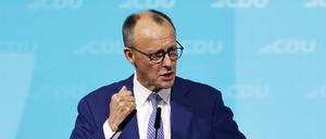 Friedrich Merz beim 37. Parteitag der CDU Deutschlands im CityCube Berlin.