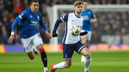 Aua dem Kader für die Europa League gestrichen: Timo Werner von Tottenham Hotspur (r).