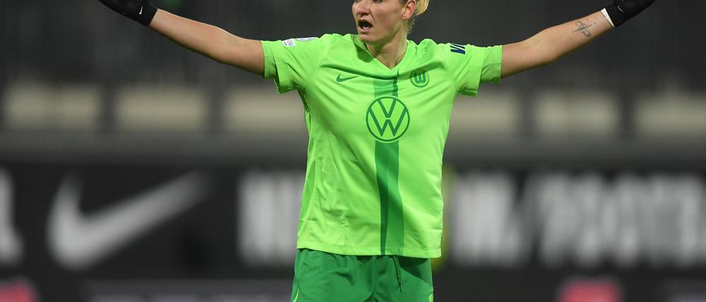 Zum Verzweifeln: Wolfsburgs Topspielerin Alexandra Popp.