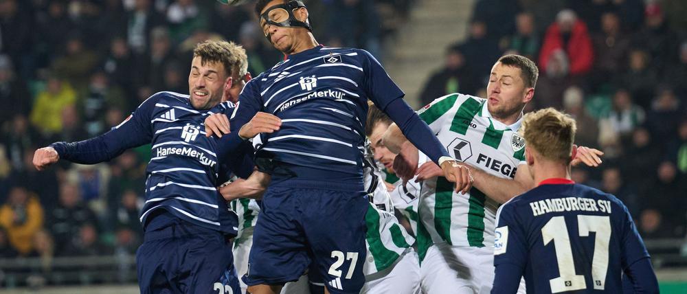 Der HSV hatte bei Aufsteiger Münster viel Mühe.