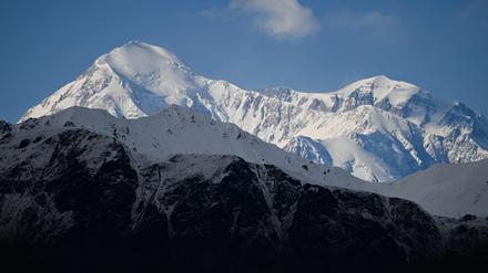 Der Südgipfel (links) und der Nordgipfel des Denali (Archivbild)