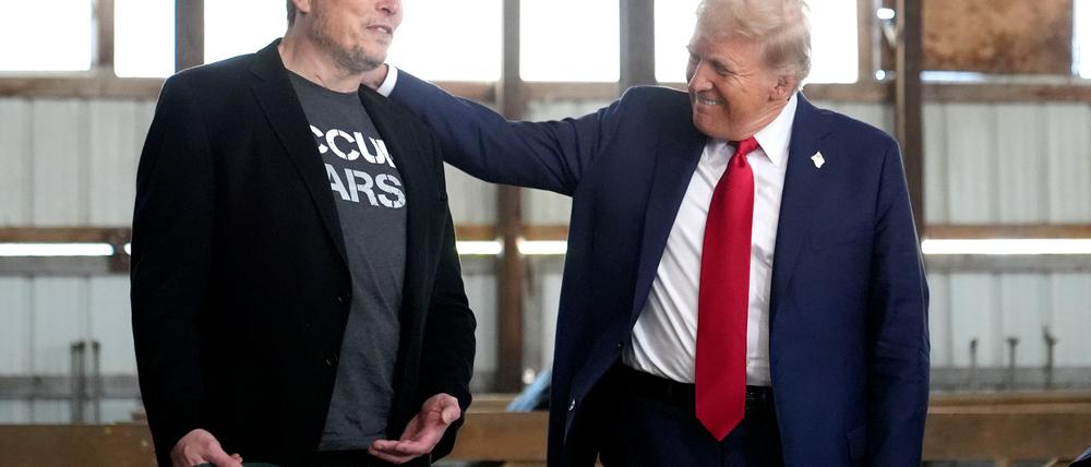 Elon Musk und Donald Trump. (Archivbild)