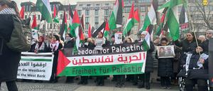 Für eine propalästinensischen Demonstration gelten strengere Auflagen. 