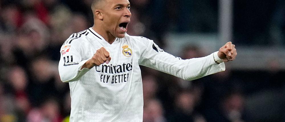 Bejubelt seinen Treffer zum Ausgleich: Kylian Mbappé.