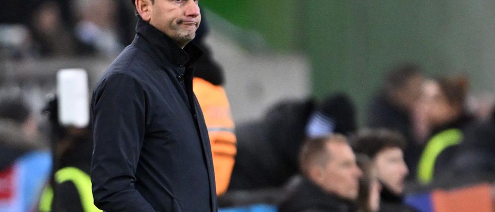 Gladbachs Trainer Seoane kann mit dem Remis gut leben.